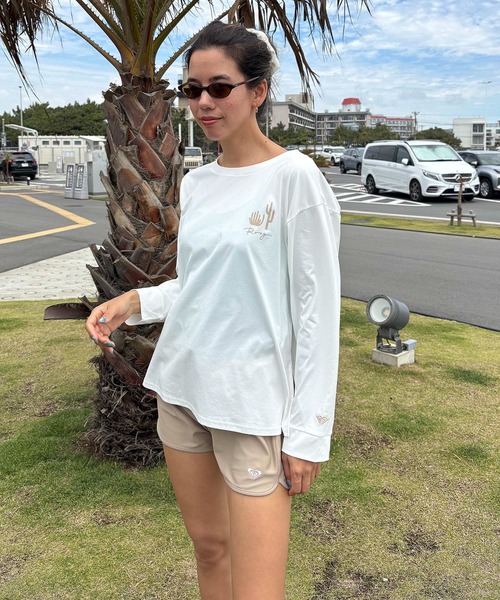 ROXY（ロキシー）の「PICNIC GINGHAM /ロキシー長袖ラッシュガード・サーフTシャツ・ウエストゴムボードショーツ・ブラトップ4点セット(水着)（水着・レディース・グリーン/ターコイズブルー/ブラック・SMALL/MEDIUM/LARGE）」の17枚目の写真