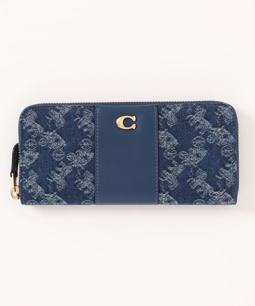 【 COACH 】 スリム アコーディオン ジップ ウォレット COACH 財布 スリム アコーディオン ジップ ウォレット・チェリー