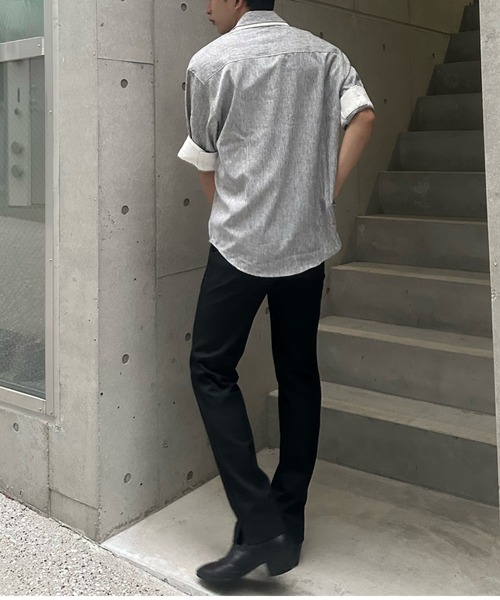 BELAFONTE ダークグレー スラックス feepur スラックス パンツ 「4size展開/セットアップ可」ダブル