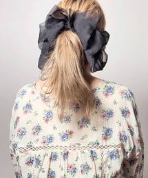 lus.（ラスドット）の「lus. シフォンビッグリボンバレッタ（バレッタ/ヘアクリップ）」