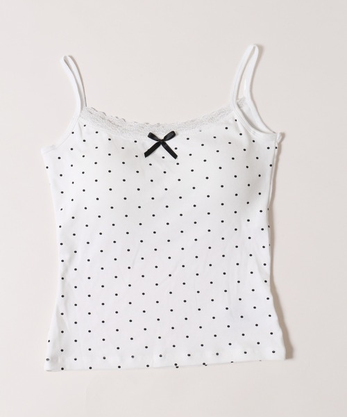 PHILLY（フィリー）の「【PHILLY】リボンポイントドットキャミソール（キャミソール・レディース・ホワイト/グレー/ブラック・FREE）」の15枚目の写真
