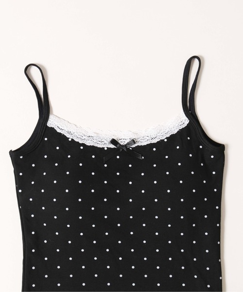 PHILLY（フィリー）の「【PHILLY】リボンポイントドットキャミソール（キャミソール・レディース・ホワイト/グレー/ブラック・FREE）」の18枚目の写真