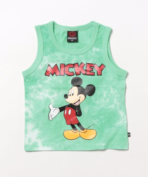 綿100％】 ディズニー キャラタイダイ タンクトップ 0468K