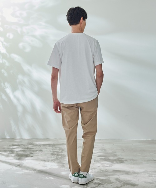 Arnold Palmer(アーノルドパーマー)の「リネンタッチ Vネック Tシャツ(Tシャツ/カットソー・メンズ・ホワイト/グレイッシュベージュ/ブラック・L/M/LL)」の12枚目の写真
