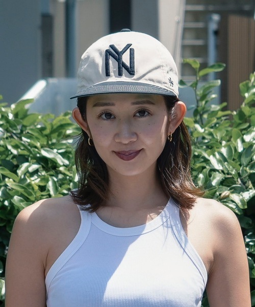 AMERICAN NEEDLE(アメリカンニードル)の「CAP / AMERICAN NEEDLE(アメリカンニードル)LINE OUT-NEW YORK BLACK YANKEESニューヨークブラックヤンキースNYロゴ刺繍クラシックデザインベースボールキャップ(キャップ・メンズ・ホワイト系その他・FREE)」の2枚目の写真