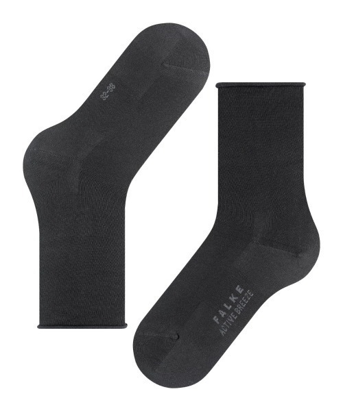 Kinetics（キネティクス）の「FALKE #46189 Active Breeze（ファルケ #46189 アクティブ ブリーズ）（ソックス/靴下・レディース・グレー系/ホワイト系/ブラック系・MEDIUM）」の9枚目の写真