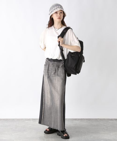 JEANASIS（ジーナシス）の「ガラアソートクロシェHAT/452725（ハット・レディース・グリーン系その他/ホワイト系その他/ブラック系その他・FREE）」の12枚目の写真