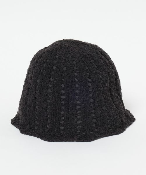 JEANASIS（ジーナシス）の「ガラアソートクロシェHAT/452725（ハット・レディース・グリーン系その他/ホワイト系その他/ブラック系その他・FREE）」の7枚目の写真