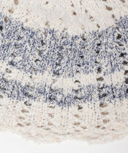 JEANASIS（ジーナシス）の「ガラアソートクロシェHAT/452725（ハット・レディース・グリーン系その他/ホワイト系その他/ブラック系その他・FREE）」の14枚目の写真