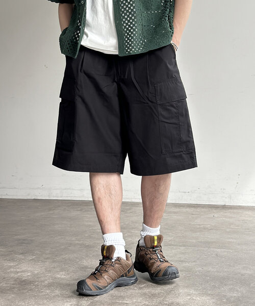 CPCM（シーピーシーエム）の「カーゴショーツ（その他パンツ・メンズ・グレー/アイボリー/ブラック/カーキ・FREE）」の2枚目の写真