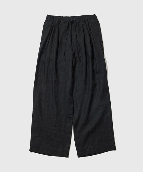 ADAM ET ROPE'（アダムエロペ）の「ワイド イージー リネンパンツ / セットアップ可能（その他パンツ・メンズ・ブラック/カーキ/ネイビー・M/L）」の12枚目の写真
