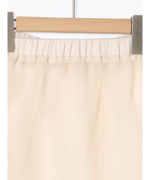 Samansa Mos2(サマンサ モスモス)の「オーガンジー刺繍スカート(スカート・レディース・ブラック/オフホワイト/キナリ・F)」の9枚目の写真