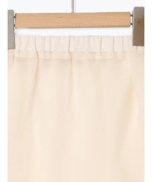 Samansa Mos2(サマンサ モスモス)の「オーガンジー刺繍スカート(スカート・レディース・ブラック/オフホワイト/キナリ・F)」の6枚目の写真