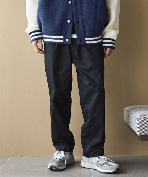 Firsthand（ファーストハンド）の「Firsthand/ファーストハンド ワイドシルエット ドロストチノパンツ / テーパードシルエット イージーチノパンツ（チノパンツ・メンズ・チャコールグレー/ブラック/ネイビー・M/L）」の15枚目の写真