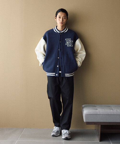 Firsthand（ファーストハンド）の「Firsthand/ファーストハンド ワイドシルエット ドロストチノパンツ / テーパードシルエット イージーチノパンツ（チノパンツ・メンズ・チャコールグレー/ブラック/ネイビー・M/L）」の16枚目の写真