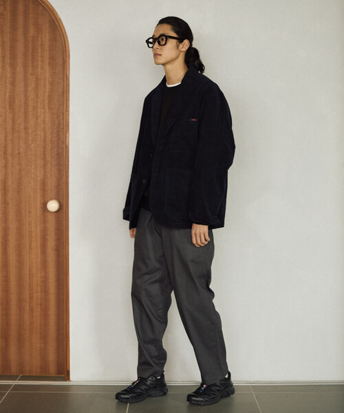 Firsthand(ファーストハンド)の「Firsthand/ファーストハンド ワイドシルエット ドロストチノパンツ / テーパードシルエット イージーチノパンツ(チノパンツ・メンズ・チャコールグレー/ブラック/ネイビー・M/L)」の17枚目の写真