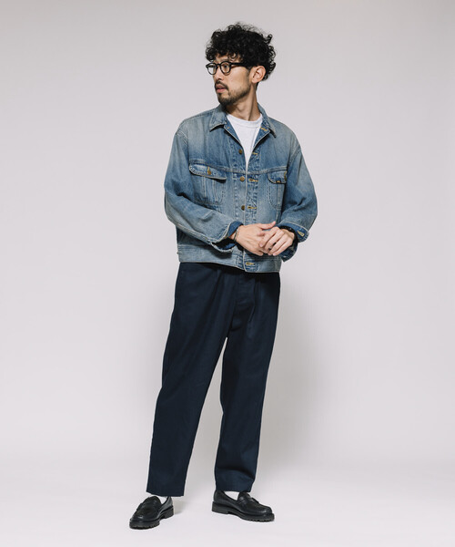 Firsthand(ファーストハンド)の「Firsthand/ファーストハンド ワイドシルエット ドロストチノパンツ / テーパードシルエット イージーチノパンツ(チノパンツ・メンズ・チャコールグレー/ブラック/ネイビー・M/L)」の21枚目の写真