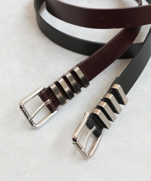 antiqua(アンティカ)の「本革ベルト(ベルト・レディース・ブラウン/ブラック・FREE)」の17枚目の写真