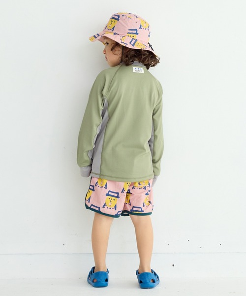 MARKEY'S(マーキーズ)の「【UVカット/水陸両用】総柄サファリハット(ハット・キッズ・ライトブルー/マルチ/ピンク/ベージュ・M/S/L)」の14枚目の写真