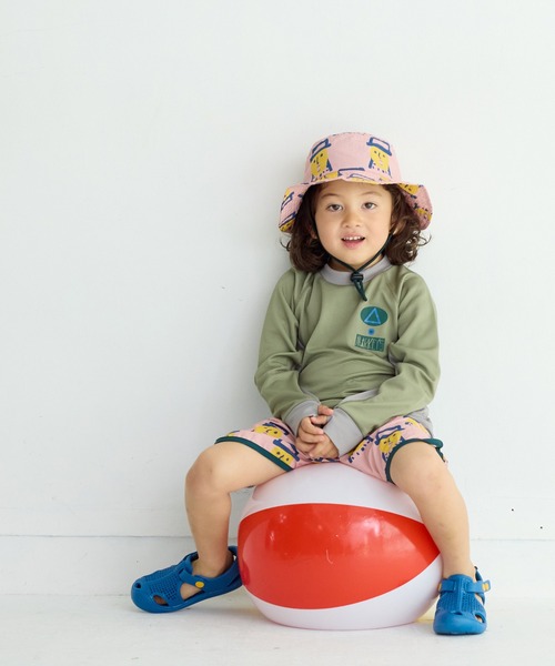 MARKEY'S(マーキーズ)の「【UVカット/水陸両用】総柄サファリハット(ハット・キッズ・ライトブルー/マルチ/ピンク/ベージュ・M/S/L)」の22枚目の写真