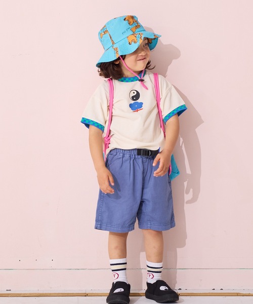 MARKEY'S(マーキーズ)の「【UVカット/水陸両用】総柄サファリハット(ハット・キッズ・ライトブルー/マルチ/ピンク/ベージュ・M/S/L)」の18枚目の写真