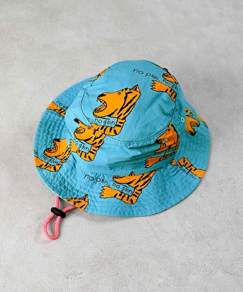 MARKEY'S(マーキーズ)の「【UVカット/水陸両用】総柄サファリハット(ハット・キッズ・ライトブルー/マルチ/ピンク/ベージュ・M/S/L)」の15枚目の写真