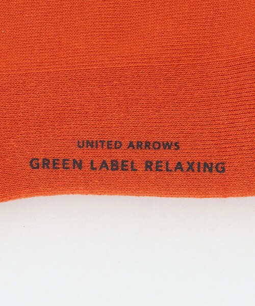 green label relaxing（グリーンレーベルリラクシング）の「GLR ルーズ ソックス（ソックス/靴下・メンズ・オレンジ/ブラック/ホワイト/ダークグレー/パープル/ケリーグリーン/ベージュ・FREE）」の17枚目の写真