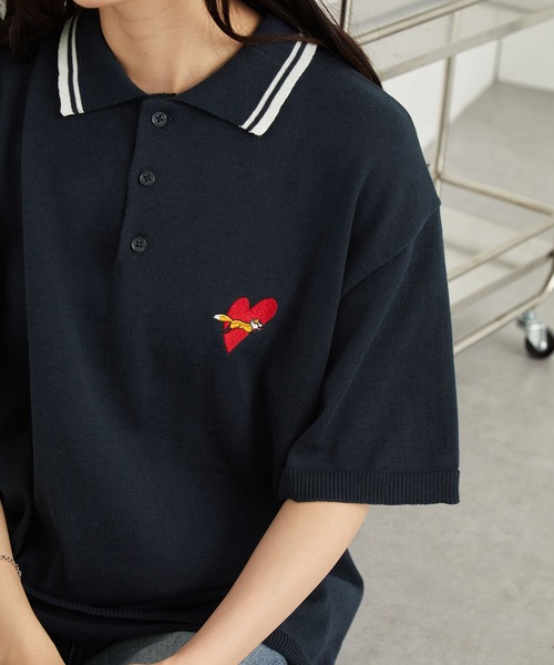 PENNEYS/ペニーズ 別注 THE FOX ロゴ ハート刺繍 ラインデザイン