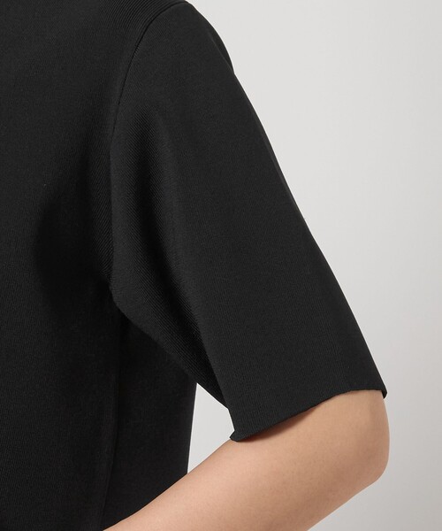 green label relaxing（グリーンレーベルリラクシング）の「【WEB限定】＜at ease＞ サマー ニット TEE -ウォッシャブル・接触冷感・UVカット-（ニット/セーター・レディース・コバルトブルー/ブラック/オフホワイト・FREE）」の20枚目の写真