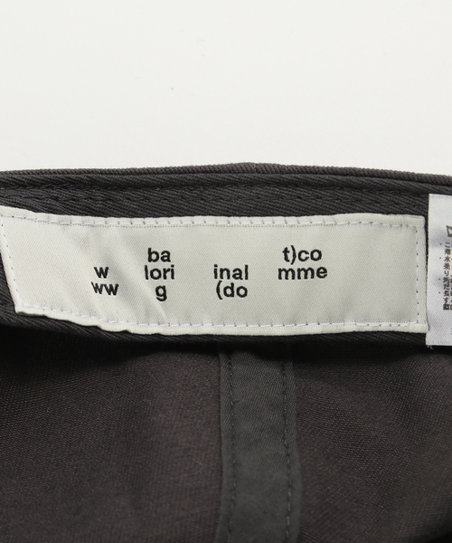 bal(バル)の「【BAL / バル】 COTTON 6-PANEL HAT BALA-660(キャップ・レディース・グレー/その他・FREE)」の9枚目の写真