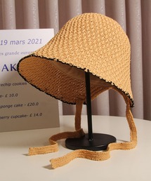 Revo. | 【リボン付き】スカラップ サーモ チューリップハット(ハット)