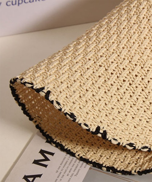 Revo.（レボ）の「【リボン付き】スカラップ サーモ チューリップハット（ハット・レディース・ブラック/ホワイト/ブラウン/アイボリー・FREE）」の22枚目の写真