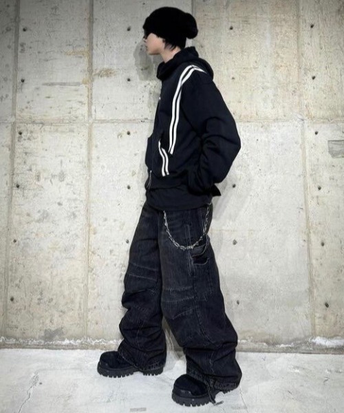 ROARINGRAD】WASHED DENIM CARPENTER PANTS（デニムパンツ