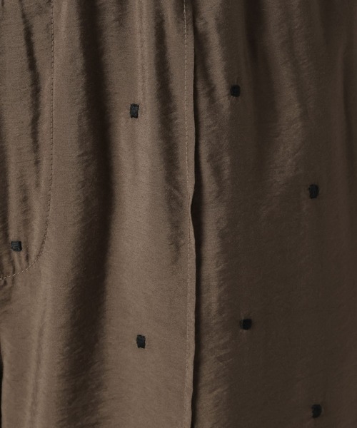 A part by(アパートバイ)の「ドットシシュウパンツ(その他パンツ・レディース・ブラック/ブラウン/オフホワイト・FREE)」の20枚目の写真