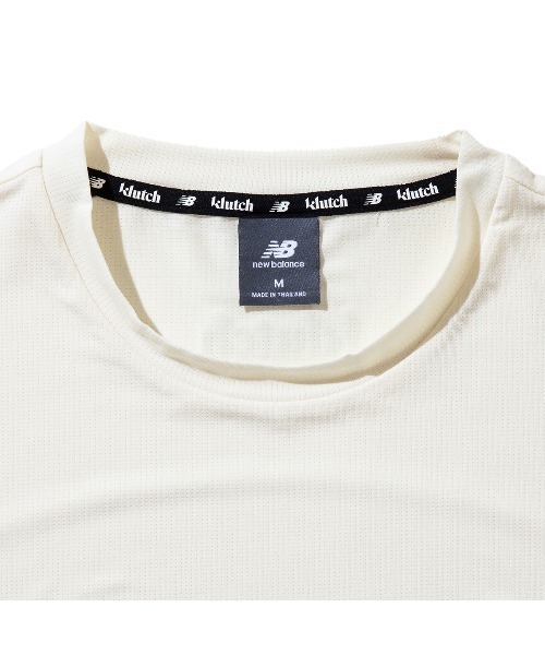 Kinetics(キネティクス)の「New Balance Klutch Men's Mesh Performance T-Shirt(ニューバランス クラッチ メッシュ パフォーマンスTシャツ)(Tシャツ/カットソー・メンズ・ベージュ系/グリーン系/イエロー系・MEDIUM/LARGE/X-LARGE)」の6枚目の写真