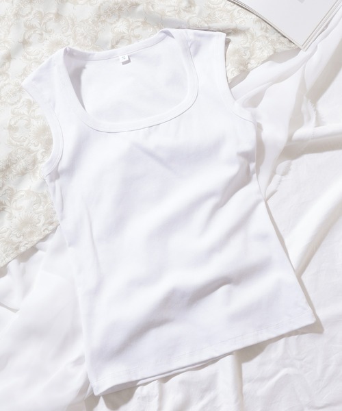 Lace Ladies(レースレディース)の「ソリッドカラー ラウンドネック ベーシック ノースリーブ タンクトップ(タンクトップ・レディース・ダークグレー/グリーン/ライトグレー/ホワイト/ブラック・S/XL/L/M)」の20枚目の写真
