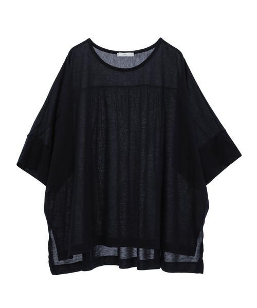 tシャツ Julier ロイヤルクロス天竺半袖トップス レディース Julier ロイヤルクロス天竺半袖トップス（Tシャツ/カットソー