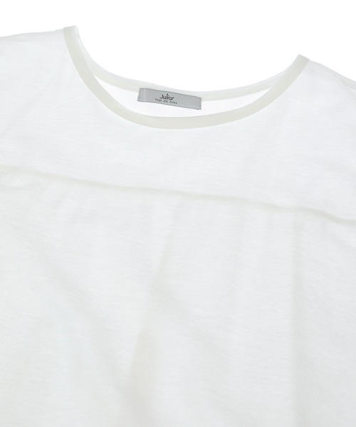 tシャツ Julier ロイヤルクロス天竺半袖トップス レディース Julier tシャツ ロイヤルクロス天竺半袖トップス レディース