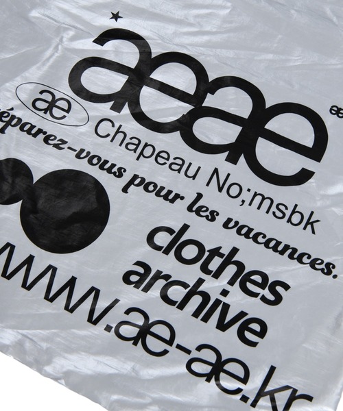 aeae（エーイーエーイー）の「WEB LOGO GYM SACK（バックパック/リュック・レディース・シルバー/ブラック/ブラック系その他/グレー/ブルー/ブラウン・FREE）」の7枚目の写真