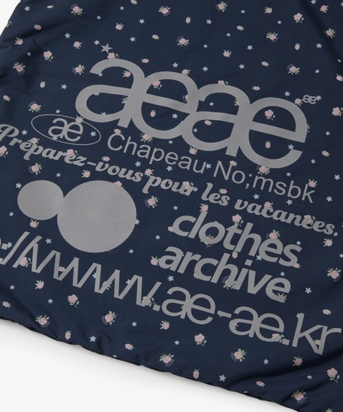 aeae(エーイーエーイー)の「WEB LOGO GYM SACK(バックパック/リュック・レディース・シルバー/ブラック/ブラック系その他/グレー/ブルー/ブラウン/チャコールグレー/ネイビー/ホワイト/アイボリー・FREE)」の15枚目の写真