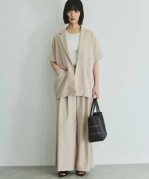 VICKY（ビッキー）の「タンブラーオックスタックパンツ≪手洗い可能≫（スラックス・レディース・イエロー/ライトグレー/チャコールグレー・M）」の11枚目の写真