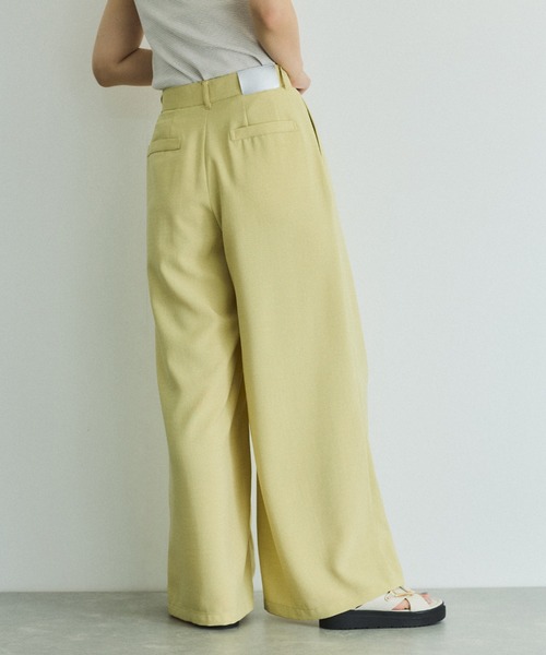 VICKY（ビッキー）の「タンブラーオックスタックパンツ≪手洗い可能≫（スラックス・レディース・イエロー/ライトグレー/チャコールグレー・M）」の19枚目の写真