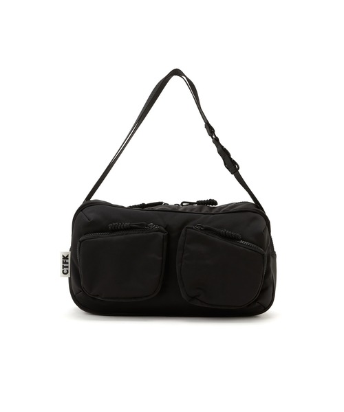 CONTROL FREAK（コントロールフリーク）の「CONTROLFREAK/コントロールフリーク　ナイロンboxy wide bag（ハンドバッグ・レディース・グレー/ベージュ/ブラック・ONE SIZE）」の2枚目の写真