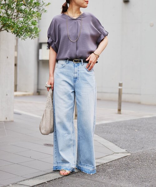 新色追加・お手入れ簡単◎》バックデザインワッシャーカルゼ