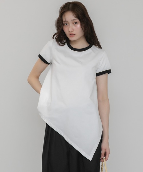 HYKE アシンメトリー Tシャツ サイズ1 ホワイト UNITED ARROWS（ユナイテッドアローズ）の「＜HYKE（ハイク