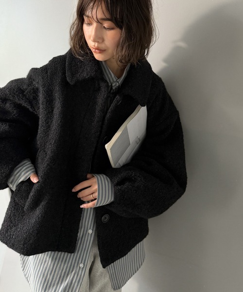 セール】ボリューム感と抜け感の絶妙バランス。コクーン襟付き