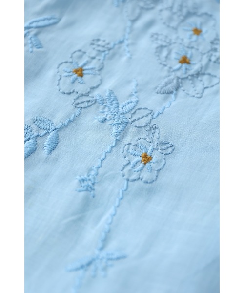 Bibiy. DALLIAFLOWERTOP フラワー刺繍ブラウス セール】 モヘア