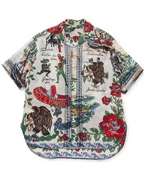 HOLLYWOOD RANCH MARKET（ハリウッドランチマーケット）の「BINDU HRM TIJUANA MAPオープンカラーシャツ（シャツ/ブラウス）」