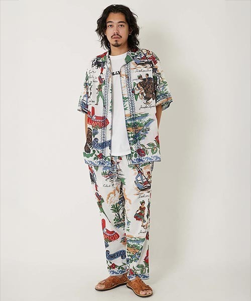 HOLLYWOOD RANCH MARKET(ハリウッドランチマーケット)の「BINDU HRM TIJUANA MAPオープンカラーシャツ(シャツ/ブラウス・メンズ・その他・S/M/L/XL)」の8枚目の写真