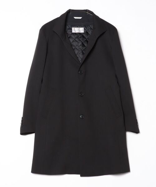 HIGH STREET(ハイストリート)の「TRABEST EXTRETCHスタンドCT(ステンカラーコート・メンズ・ダークブラウン系/グレー系その他2/ブラック・M/L/LL/S)」の15枚目の写真